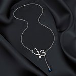 Personligt stetoskophalsband med hjärtfödelsesten Medicinsk student Graduation Appreciation Gift för läkare sjuksköterska