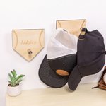 Personalized Softball Baseball Wooden Hat Hook with Engraved Name Birthday Gift for Athletes Sports Lover