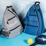 Mochila deportiva personalizada de gran capacidad Pickleball ajustable con nombre Regalo de cumpleaños de vuelta al cole para un amante del deporte
