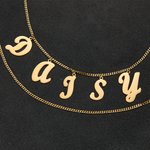 Personalised Unique Layered Belly Chain with Name Birthday Anniversary Bachelor Party Gift for Her