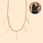 Personalised Unique Layered Belly Chain with Name Birthday Anniversary Bachelor Party Gift for Her