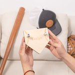 Personalized Softball Baseball Wooden Hat Hook with Engraved Name Birthday Gift for Athletes Sports Lover