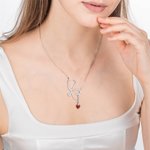 Personligt stetoskophalsband med hjärtfödelsesten Medicinsk student Graduation Appreciation Gift för läkare sjuksköterska