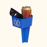 Porte-Gobelet de Plage Personnalisé avec Texte et Motif Accessoire de Plage Cadeau Voyage pour Amateur des Activités en Plein Air