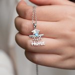 Personalisierte Graduierung Kappe Graduierung Scroll Herz Birthstone Anhänger Halskette mit Namen Klasse von 2025 Graduierung Geschenk für Absolventen