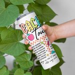 Vaso personalizado Retro Neon Letters Teacher Tour 20oz Skinny Tumbler con pajita y cepillo de limpieza Regalo de agradecimiento por la vuelta al cole