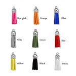 Personalized Sport Theme Volleyball Tassel Acrylic Keychain Bag Charm with Name Set of 2 Birthday Team Gift for Volleyball Lovers