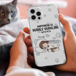 Personalisierte HURKLE-DURKLING Handyhülle mit Namen Haustieren Tough Case für iPhone Geburtstag Geschenk für Tierliebhaber