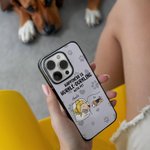 Personalisierte HURKLE-DURKLING Handyhülle mit Namen Haustieren Tough Case für iPhone Geburtstag Geschenk für Tierliebhaber