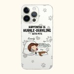 Personalisierte HURKLE-DURKLING Handyhülle mit Namen Haustieren Tough Case für iPhone Geburtstag Geschenk für Tierliebhaber