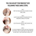 Personalised Adjustable Emergency Medical Alert ID Mesh Band Bracelet with Engraved Text Birthday Gift for Diabetes Allergy Epilepsy Autism