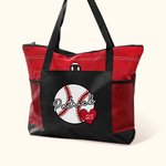 Personalisierte Basketball Softball Baseball große Kapazität Tragetasche mit Namen Geburtstag Spiel Tag Geschenk für Sportliebhaber