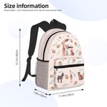 Personlig djungeldjur söt giraff zebra tiger vattentät barn skolryggsäck med namn och initialer Tillbaka till skolan födelsedagspresent för pojkar fli