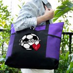 Personalisierte Basketball Softball Baseball große Kapazität Tragetasche mit Namen Geburtstag Spiel Tag Geschenk für Sportliebhaber