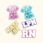 Personalized Glitter Nurse Uniform Acrylic Button Charm Accessory for Bogg Nurse Week Thank You Gift for Medical Staff