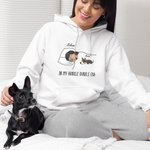 Personalized In My Hurkle Durkle Era Girl T-shirt Sweatshirt Hoodie with Names Birthday Anniversary Gift for Pet Lover