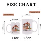 Personlig Retro Wildflower 11oz 15oz Ceramic Mrs Mug med namn Bröllop Bridal Shower Appreciation Present till henne