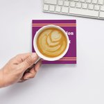 Personalised Multicolour Stripe Family Reunion Quote Water Absorbent Square Ceramic Coasters with Text Set of 2 Housewarming Gift for Family