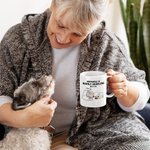 Personalized Happiness Is Hurkle-Durkling With Pets Ceramic Mug with Name Birthday Gift for Pet Lover