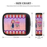 Personalized Just A Person Who Loves Traveling Luggage Handle Wrap Set of 2 with Name and Contact Card Travel Accessories Gift for Travel Lovers