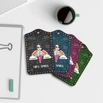 Personalised Every Child Matters Rainbow Polka Dots Leather ID Badge Holder with Lanyard Appreciation Back to School Gift for Teacher
