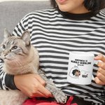 Personalized Happiness Is Hurkle-Durkling With Pets Ceramic Mug with Name Birthday Gift for Pet Lover