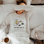 Personalized In My Hurkle Durkle Era Girl T-shirt Sweatshirt Hoodie with Names Birthday Anniversary Gift for Pet Lover