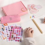 Personalisierte niedliche Macaron Farbe DIY Journal Kit Briefpapier Set mit Namen zurück zu Schule Geburtstag Geschenk für Teenager-Mädchen