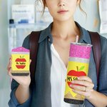 Gepersonaliseerde Faux Glitter Potlood Kleurpotlood Apple Naam 20 oz Skinny Tumbler en Badgehouder Waardering Terug naar School Gift voor Leraar