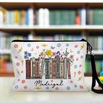 Trousse à Crayons Personnalisée avec Titres des Livres et Nom Cadeau Retour à l'École pour Enseignant Amateur de Lecture