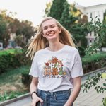 Personalised Vintage Wildflowers MRS T-shirt Sweatshirt Hoodie with Name Wedding  Bachelorette Party Gift for Bridal