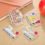 Personalized Graffiti-Letter Name Plate Tag Topper for Stanley Tumbler Accessories Birthday Teacher's Day Appreciation Gift for Teacher