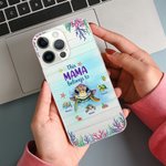 Personalisierte niedlichen Ozean Schildkröten Familie Diese Oma gehört zu TPU Slim Phone Case mit Kind Namen Muttertag Geburtstag Geschenk für Mama Oma