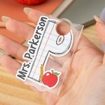 Personalized Graffiti-Letter Name Plate Tag Topper for Stanley Tumbler Accessories Birthday Teacher's Day Appreciation Gift for Teacher