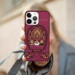 Personalisierte Hund Katze Kunstleder Multicolor Handytasche für iPhone mit Namen und Titel Geburtstag Jahrestag Geschenk für Tierliebhaber