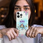 Personalisierte niedlichen Ozean Schildkröten Familie Diese Oma gehört zu TPU Slim Phone Case mit Kind Namen Muttertag Geburtstag Geschenk für Mama Oma