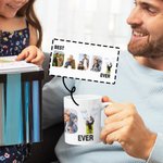 Personalisierte Best Ever Keramik Becher mit Foto Geburtstag Geschenk für Vater Großvater