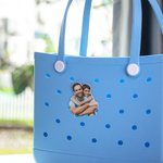 Personalisierte Charakter Foto Acryl Taste Charme Accessoire für Bogg Reise Geburtstag Geschenk für ihn ihr