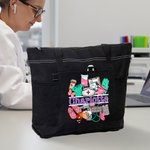 Gepersonaliseerde Medische Elementen Grote Tas met Naam Waardering Afstudeergeschenk voor Verpleegkundige Medisch Personeel Student