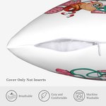 Personalisierte Medical-Themed Design Multicolor Throw Kissenbezug mit Namen Wertschätzung Krankenschwester Woche Geschenk für Krankenschwester Arzt m
