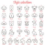 Personalized Line Drawing Pet Portrait Leather Keychain with Name Multicolour Available Birthday Gift for Pet Lovers Owners