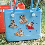 Personalisierte Charakter Foto Acryl Taste Charme Accessoire für Bogg Reise Geburtstag Geschenk für ihn ihr