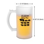 Verre à Bière Personnalisée avec 1-9 Prénoms et Bébés Ours Cadeau Anniversaire Fête des Pères pour Papa Grand-père