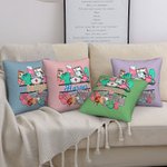 Personalisierte Medical-Themed Design Multicolor Throw Kissenbezug mit Namen Wertschätzung Krankenschwester Woche Geschenk für Krankenschwester Arzt m