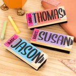 Personalisierte Graffiti Bleistift Board Radiergummi zurück zu Schule Anerkennung Geschenk für Lehrer