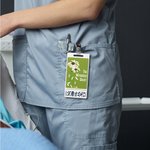 Personalised The Withered Daisy Acrylic ID Badge Buddy with Text Funny Nurse Week Gift for Nurse Doctor Medical Staff