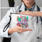 Henkilökohtainen Medical Elements Liinavaatteet Meikkilaukku nimi ja rannekorun hihna arvostus Valmistuminen lahja Sairaanhoitaja Medical Staff Studen