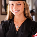 Personlig gravert College High School Logo Disc Anheng Halskjede Jubileum Graduation Tilbake til skolen Gave til Graduate Student