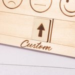 Panneau en Bois Personnalisé avec Texte Gravé Décoration de Bureau Cadeau Santé Mentale pour Autisme Psychologue Thérapeute