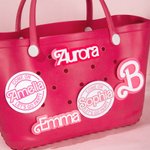 Porte-bouton de sac en acrylique personnalisé avec nom ou lettre Accessoire décoratif pour poupée Cadeau pour elle